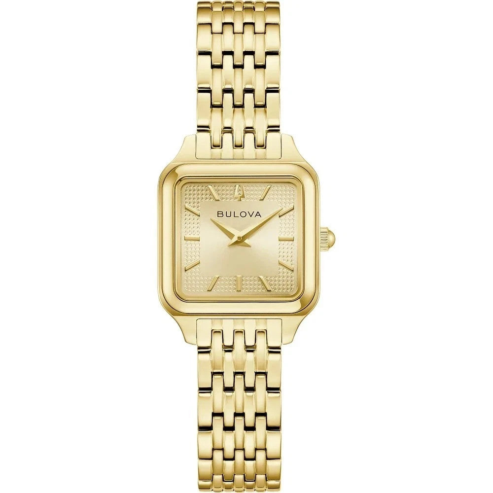Bulova Gold Womens Analogue Watch Sutton 97L191 Brand New - Fast Ship -