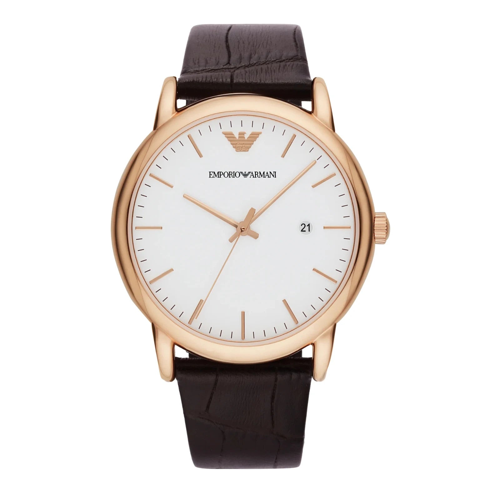Emporio Armani Watch Luigi AR2502 Men's Light Brown/Tan New in Box