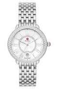 New MICHELE MWW21B000143 Serein With Silver Sunray Dial Diamond Ladies Watch