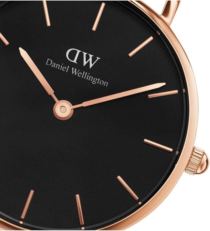 Daniel Wellington DW00100221 Watch Unisex Quartz Movement Analog Display Black