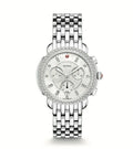 Michele Sidney Diamond Chronograph Diamond Dial Ladies Watch MWW30A000001