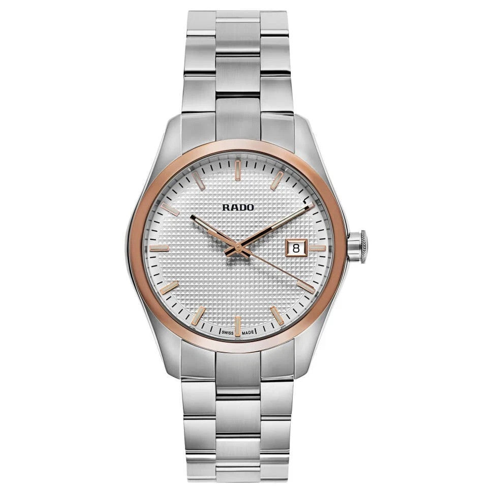 Rado Hyperchrome R32976123 Silver Dial Ceramos Case Women's Watch New In Box