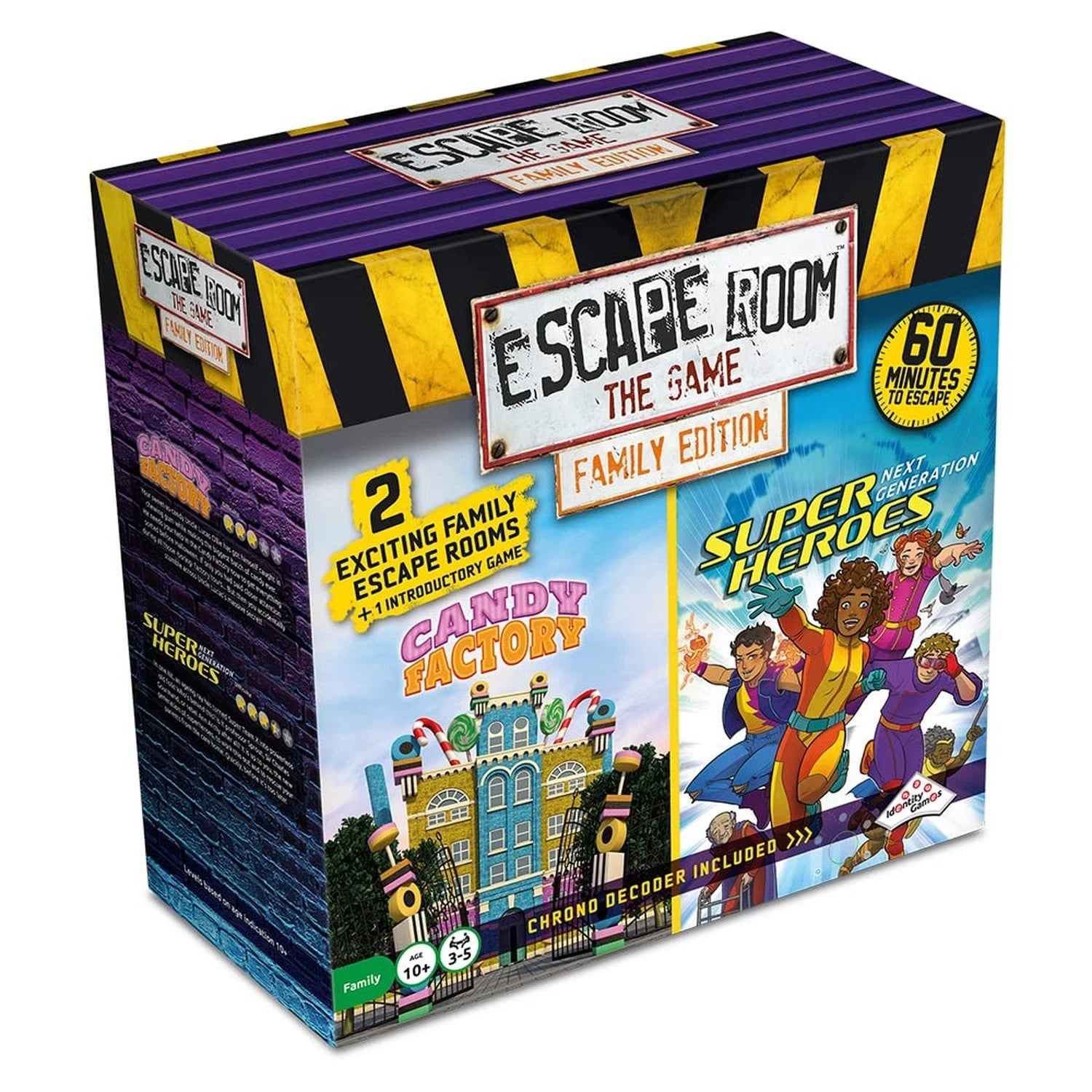 Escape Room The Game, New Family Edition - with 2 New Exciting Escape Rooms |...