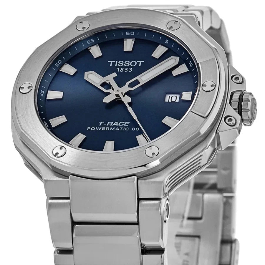 New Tissot T-Race Powermatic 80 Automatic Blue Men's Watch T141.807.11.041.00