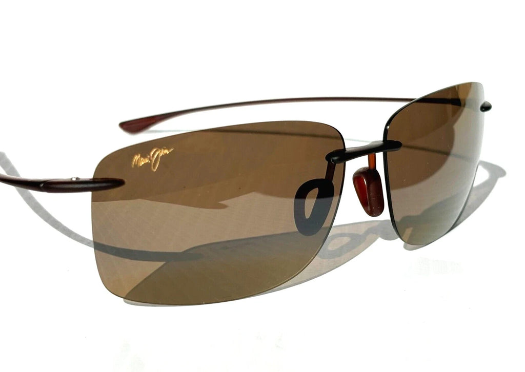 NEW Maui Jim HEMA Matte Rootbeer POLARIZED HCL Bronze  Lens Sunglass H443-26M