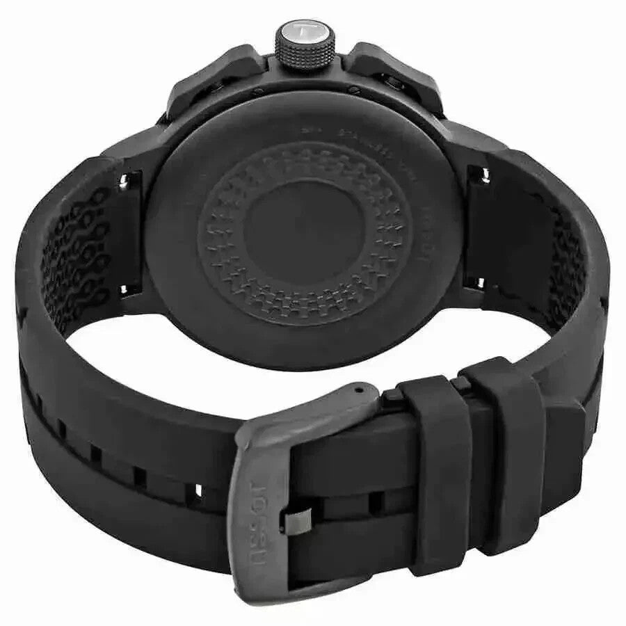 Tissot T-Race T111.417.37.441.03 Gray Dial Silicone Strap Men's Watch New In Box