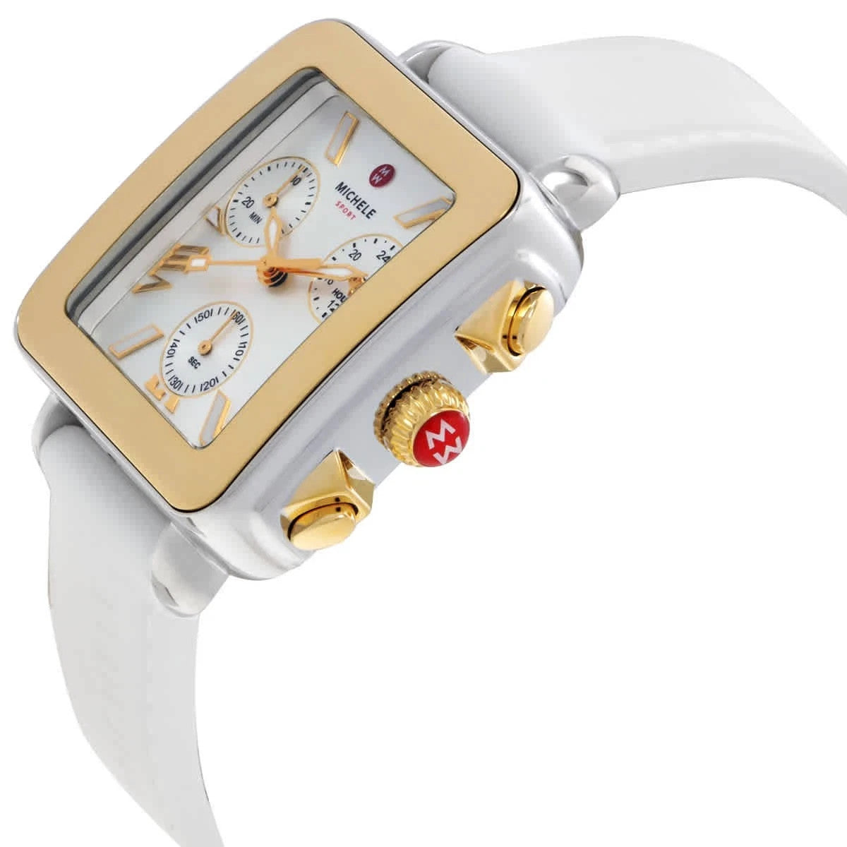 Michele Deco Sport Silver-tone Dial Ladies Watch MWW06K000069 New In Box