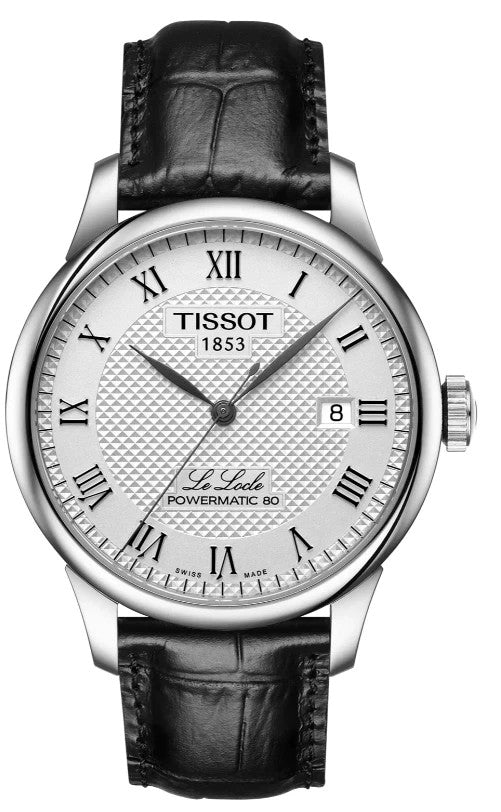 Tissot Le Locle Powermatic 80 T Classic Men's Watch T0064071103300 W/ 2 Bands