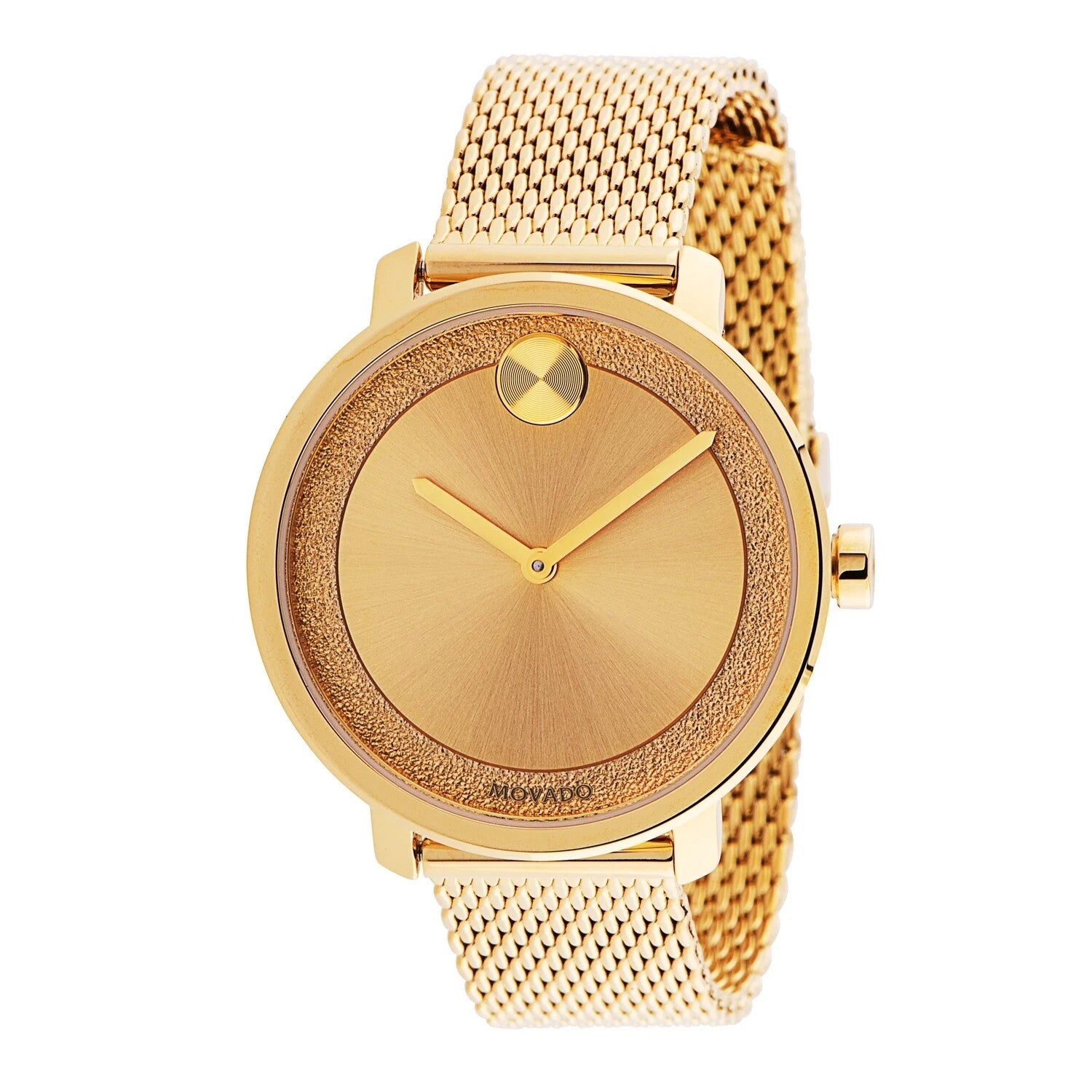 Movado 3600580 Women's Bold Gold-Tone Quartz Watch New In Box