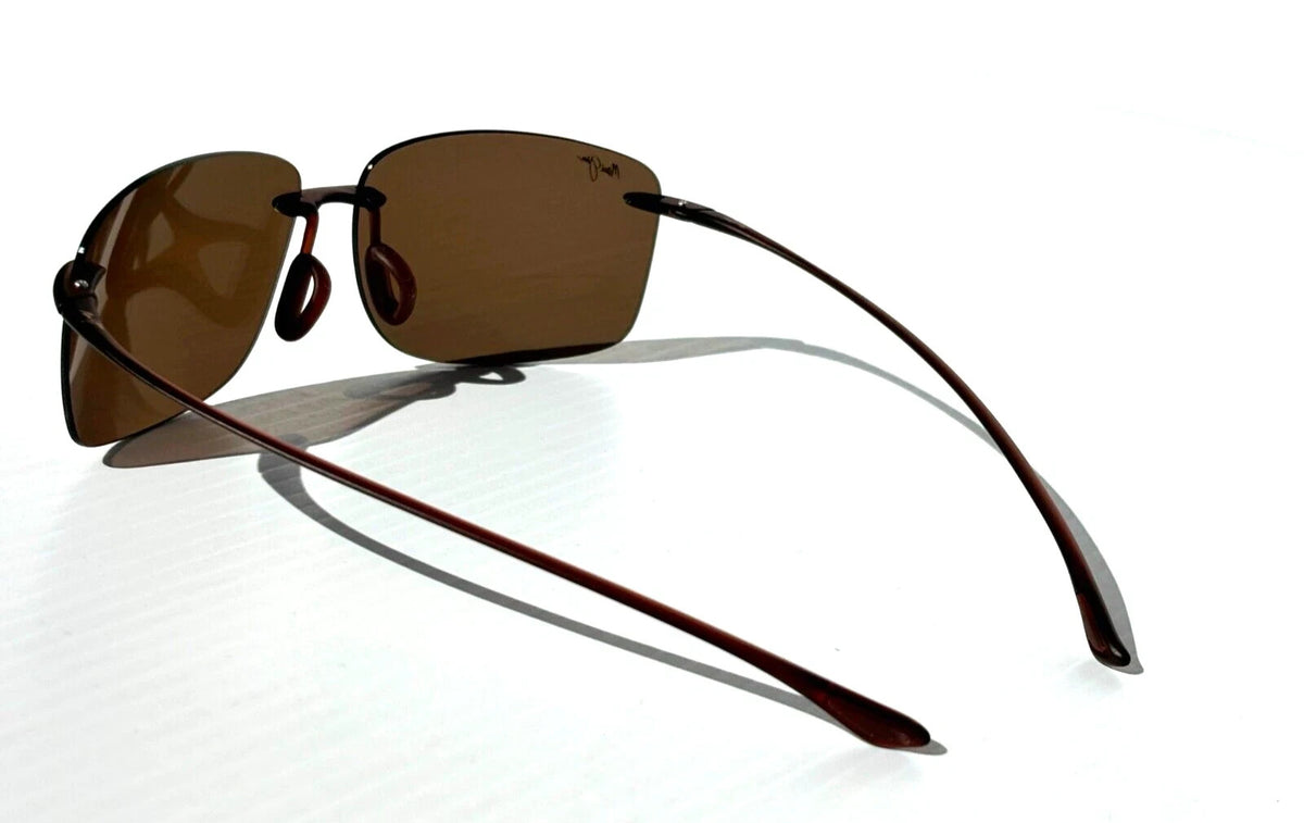 NEW Maui Jim HEMA Matte Rootbeer POLARIZED HCL Bronze  Lens Sunglass H443-26M