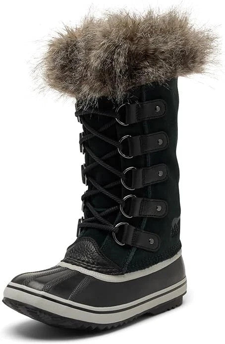 NIB Sorel Joan of Arctic Women's Waterproof Boots Black/Quarry Size 9