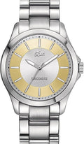 Lacoste Sofia Silver and Pink Dial Stainless Steel Ladies Watch 2000705