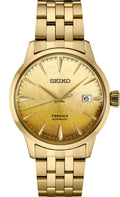 Seiko Presage SRPK46 US S.E Gold Tone PVD Steel 40.5 mm Automatic Men's Watch