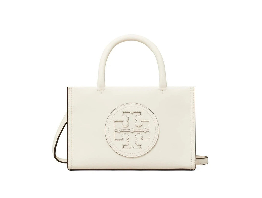 Tory Burch Women's Ella Bio Mini Tote, Warm White, One Size Brand New