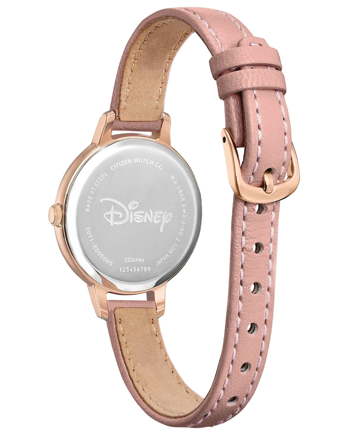 Citizen Disney Eco-Drive Minnie Mouse Womens Watch Pink Date Japan EW2448-01W