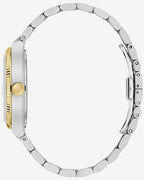 *BRAND NEW* Bulova Super Seville Black Dial Two-tone Bracelet Men's Watch 98B458 - product image