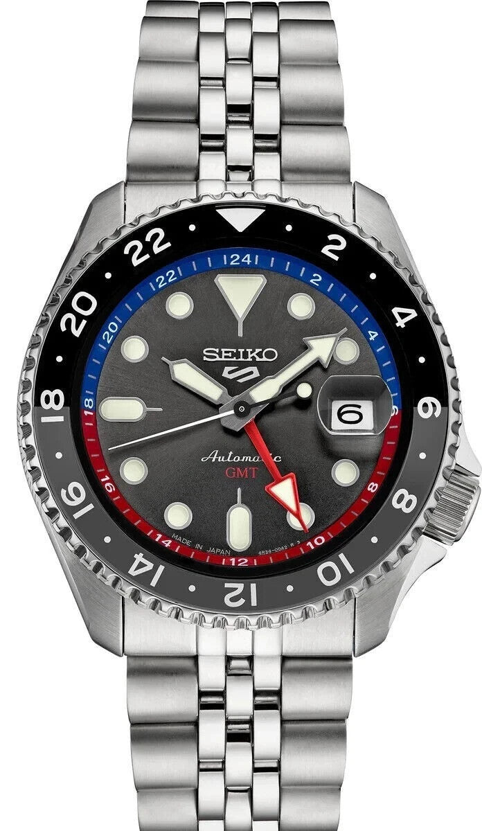 Seiko 5 Sports SSK019 Automatic Water-Resistant 24 Jewel Men's Watch Fast Ship