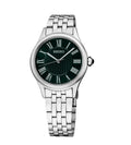 Seiko Essentials SUR611 29 mm Steel Roman Green Dial Quartz Women's Watch New