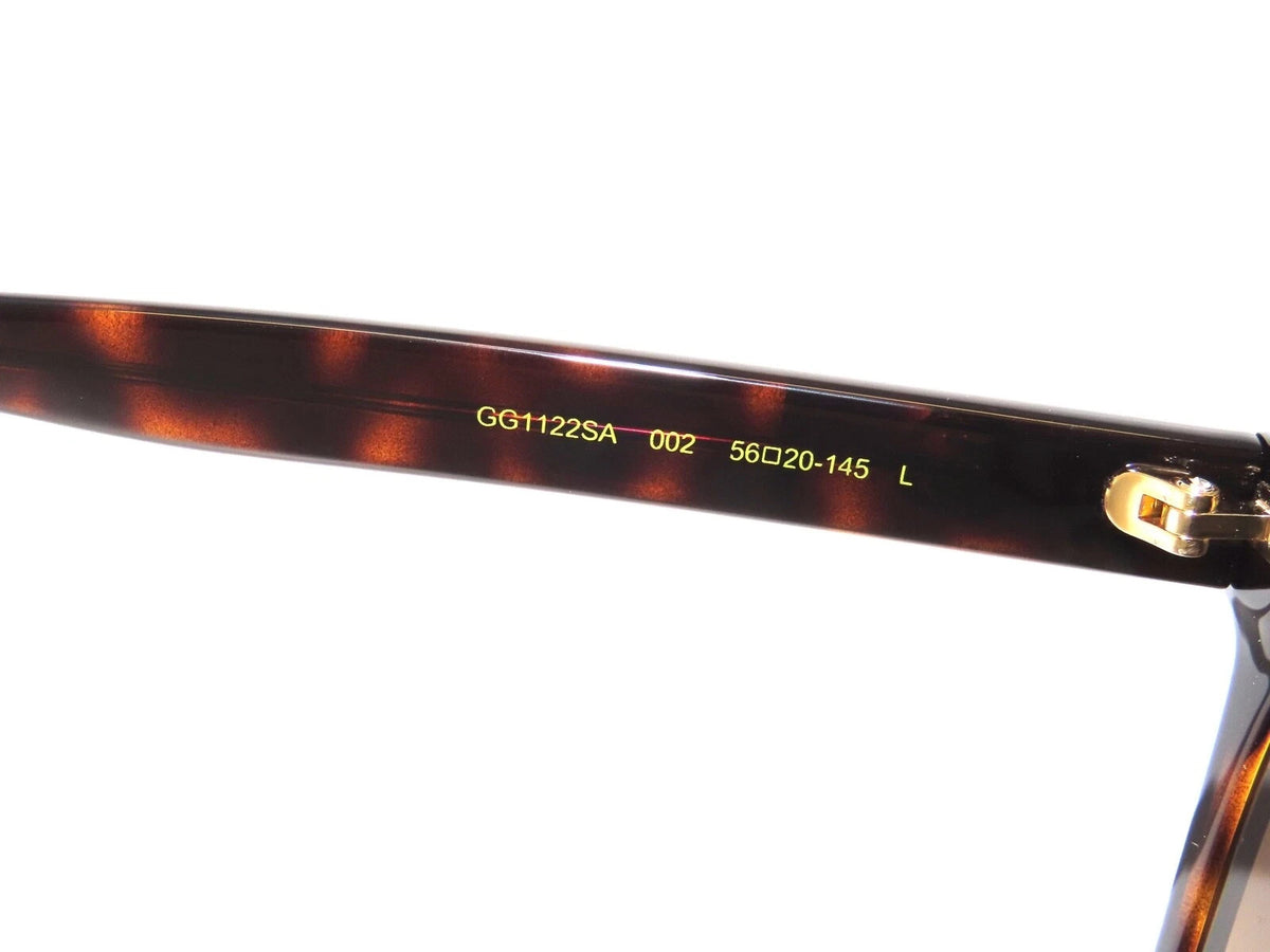 Gucci GG1122SA 002 Havana Brown Gradient  Sunglasses 1122 New AUTHENTIC
