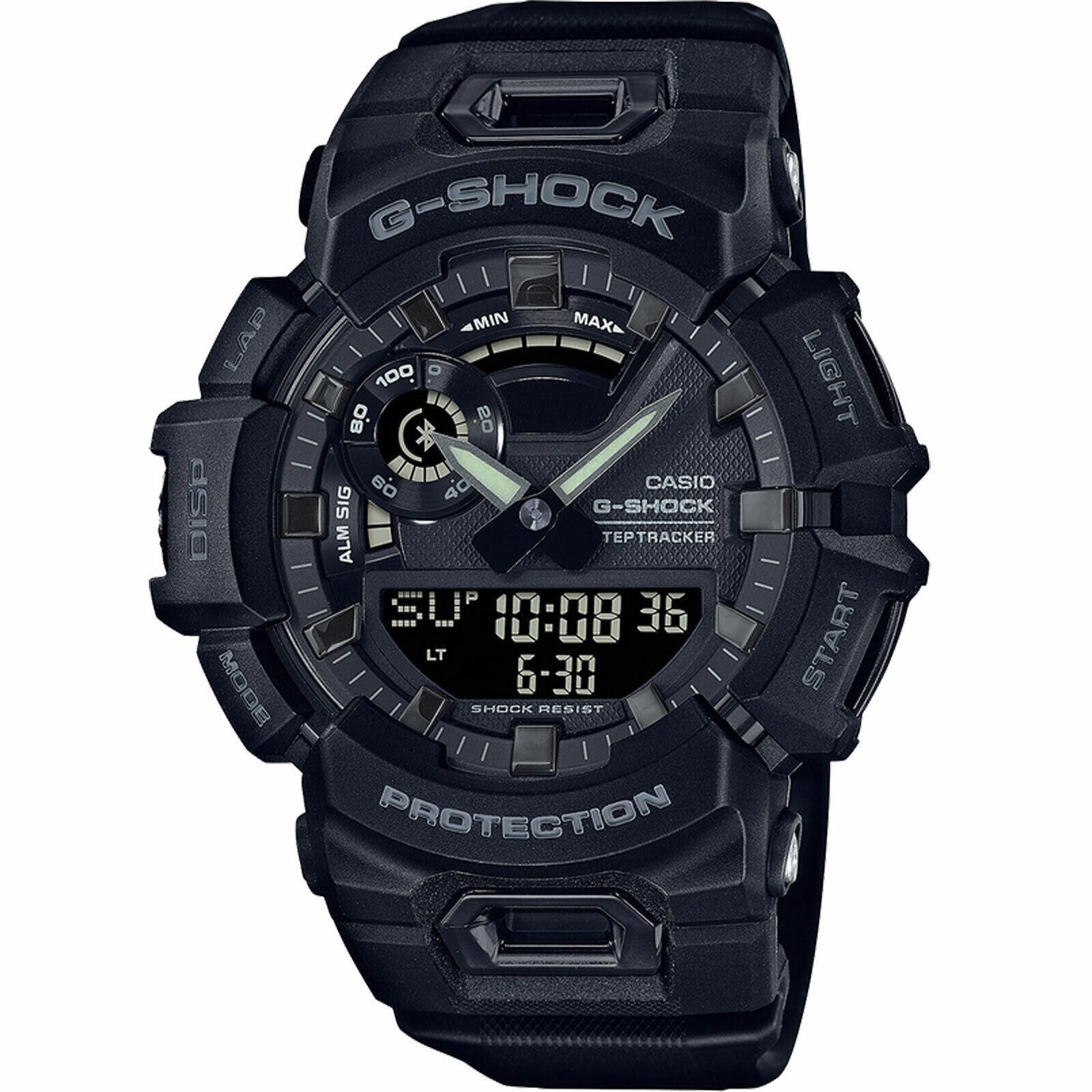 New Casio G-Shock GBA900-1A Power Trainer Smartphone Black Resin Watch New