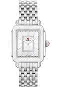 New Michele Deco II stainless steel MOP Diamond Dial MW06I00A0963