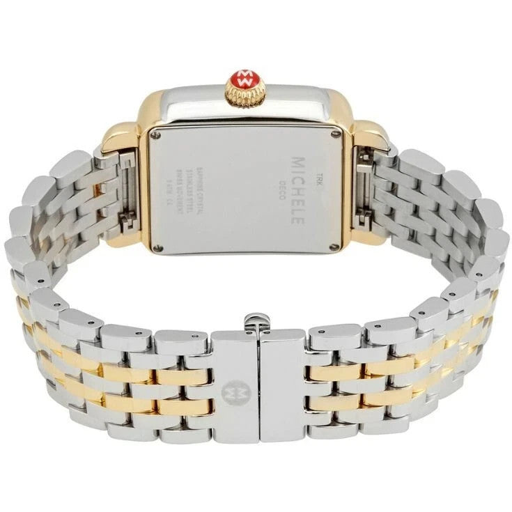 Michele Deco Madison Diamond Two-Tone W/ Diamond  Dial Ladies Watch MWW06T000144