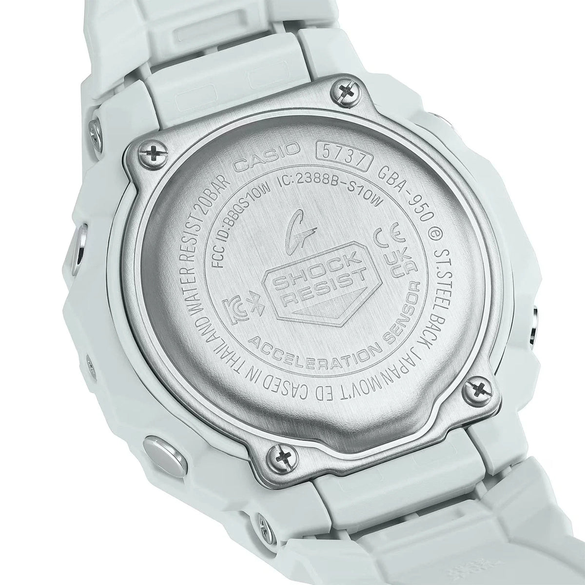 CASIO G-Shock Move Analog-Digital White Watch GBA-950-7ACR New In Box