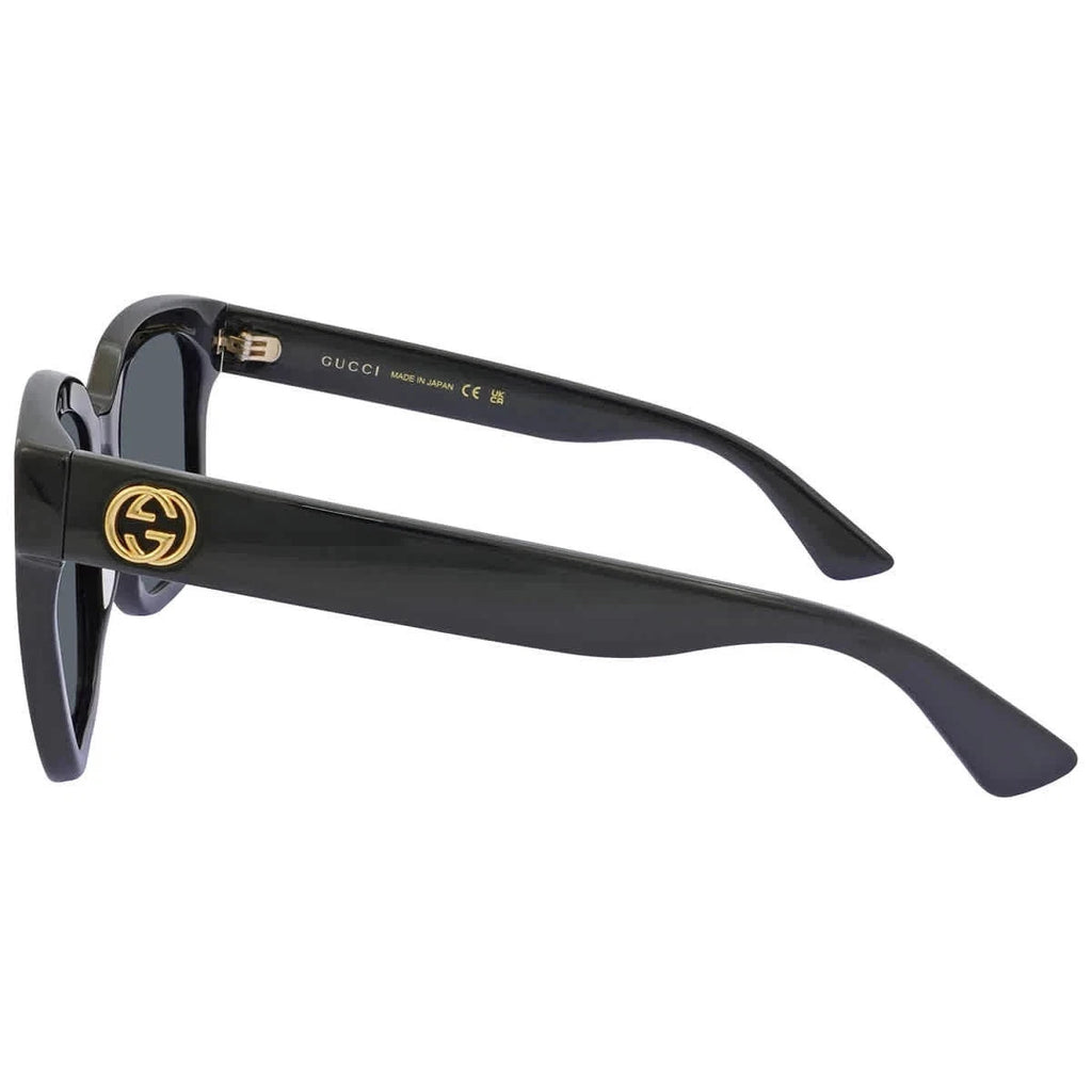 Gucci Grey Square Ladies Sunglasses GG0034SN 001 54 GG0034SN 001 54 AUTHENTIC