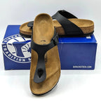 Birkenstocks Gizeh BS Black 43691 Birko-Flor Sandals Size 11