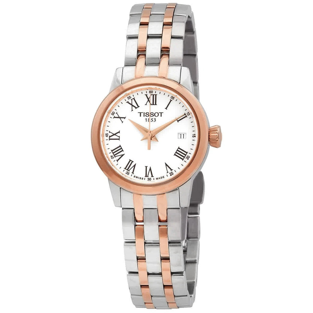 Tissot Classic Dream Quartz White Dial Ladies Watch T129.210.22.013.00 New
