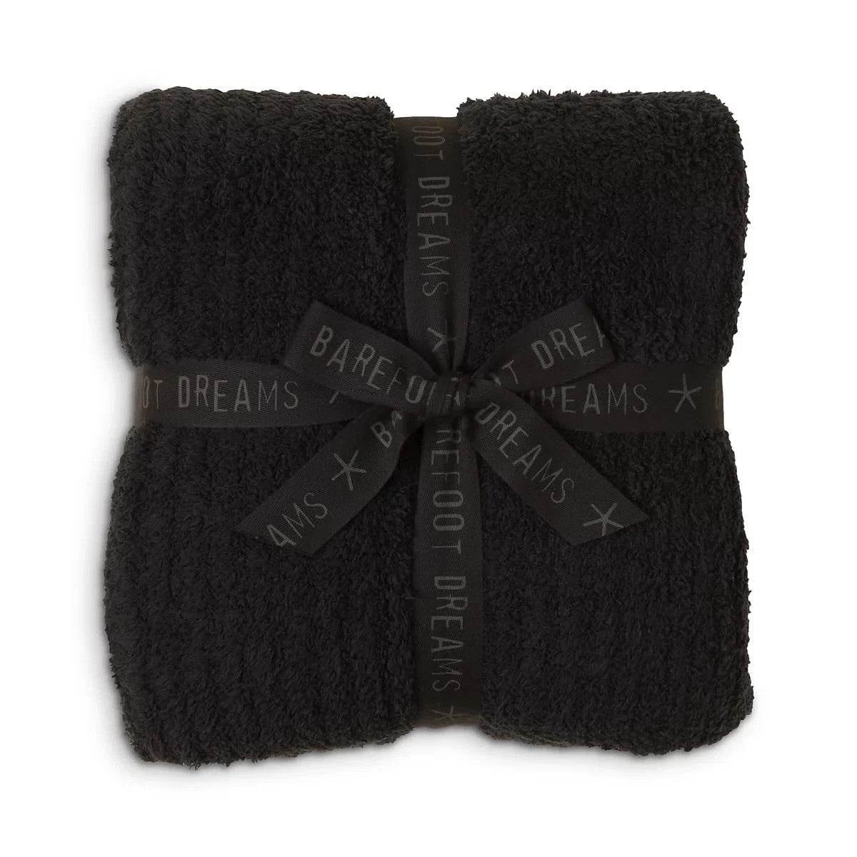 ® CozyChic® Ribbed Throw, Black, 54"x72" New Sealed