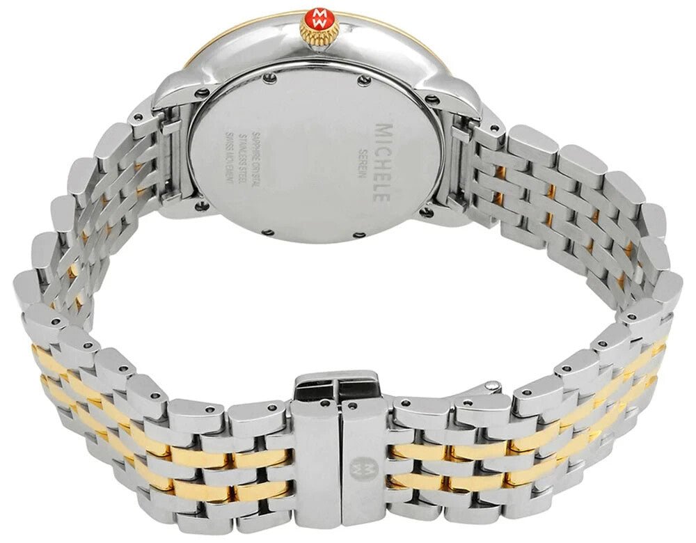 Michele Serein Mid Two-Tone With Diamond Sunray Dial Ladies Watch MWW21B000148 - product image