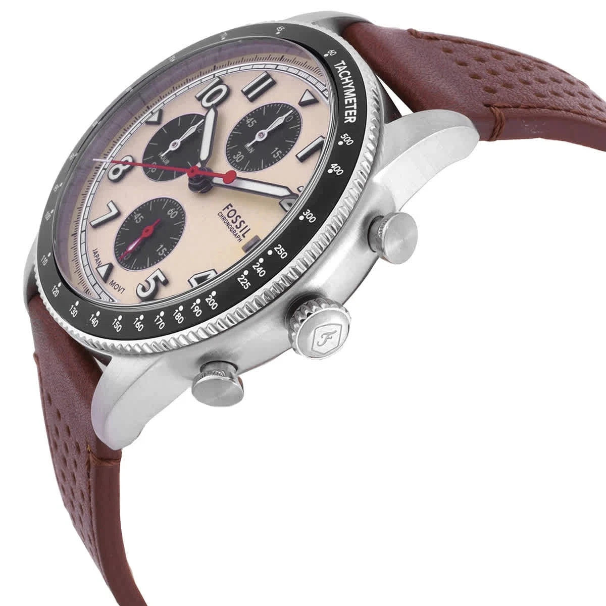 Fossil Sport Tourer Chronograph Quartz White Dial Men's Watch FS6042 New In Box