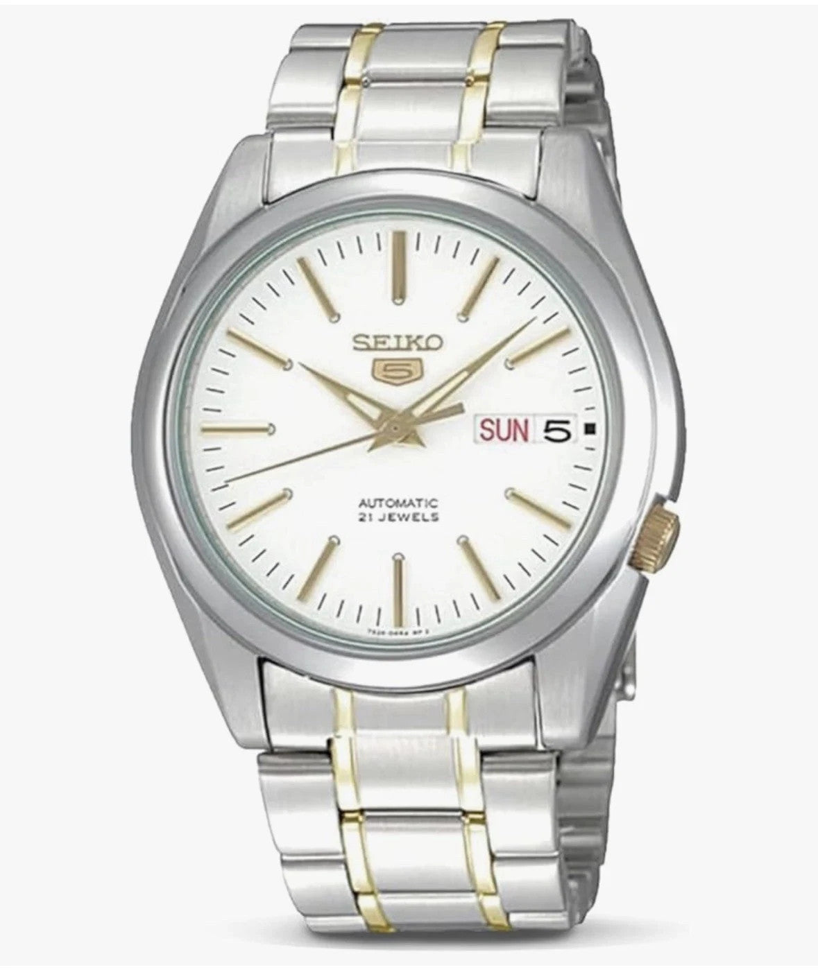 Seiko 5 Sports White Men's Watch - SNKL47 Brand New In Box