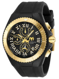 TechnoMarine TM-119016 Cruise Star Gold 45mm Roman Numeral-Dial New In Box