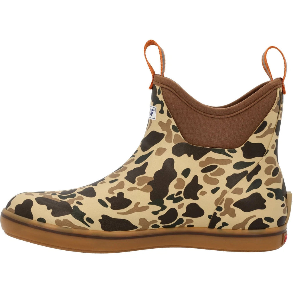 XTRATUF Duck Camo Ankle Deck Boots XMABDCAM - Waterproof Fishing Footwear  12 US