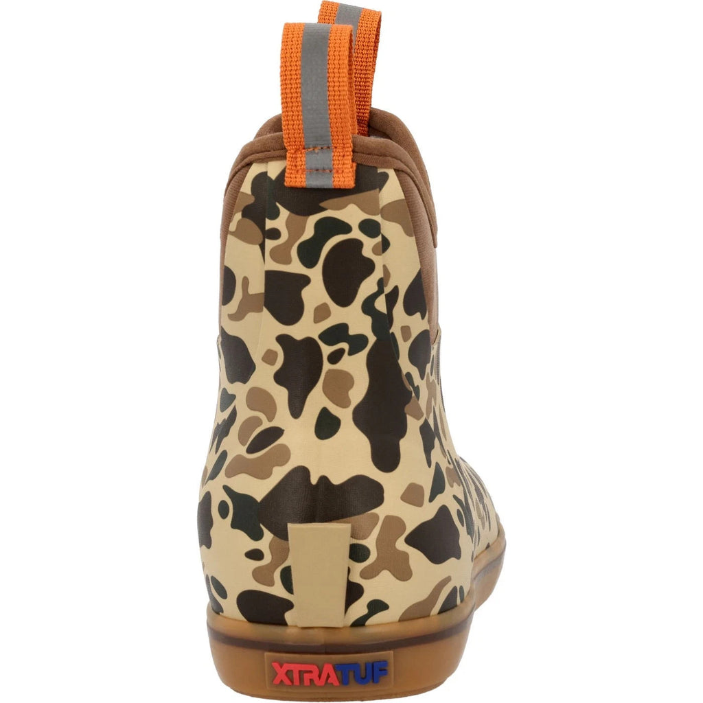 XTRATUF Duck Camo Ankle Deck Boots XMABDCAM - Waterproof Fishing Footwear  12 US