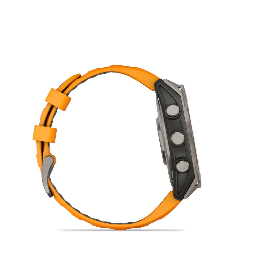 Garmin fenix 8 47 mm AMOLED Sapphire Titanium Smartwatch Spark Orange Open Box