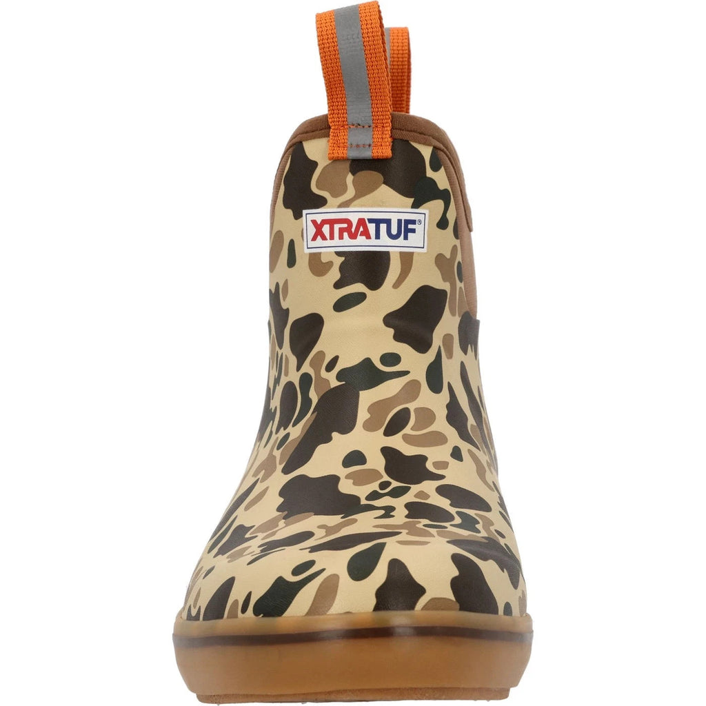XTRATUF Duck Camo Ankle Deck Boots XMABDCAM - Waterproof Fishing Footwear  10 US
