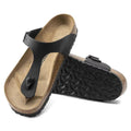 Birkenstocks Gizeh BS Black 43691 Birko-Flor Sandels Brand New In Box Size 11