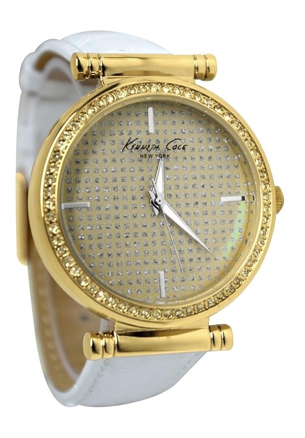 Kenneth Cole Analog Gold Dial Women's Watch KCW2006 New In Box