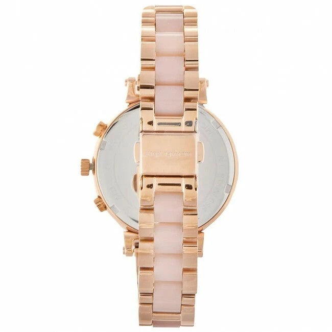 Michael Kors Ladies Sofie Rose Gold-Tone Stainless Steel Watch MK6560 New