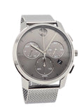 Movado Men's Bold Thin 3600635 Gray Dial Mesh Band Watch NEW In Box