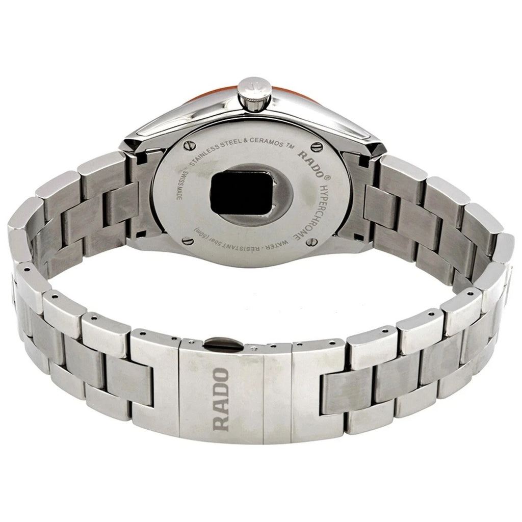 Rado Hyperchrome R32976123 Silver Dial Ceramos Case Women's Watch New In Box