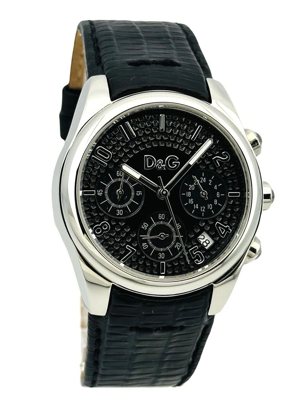 D&G Women's DW0259 Sandpiper Mirror Dial Chronograph Watch New In Box