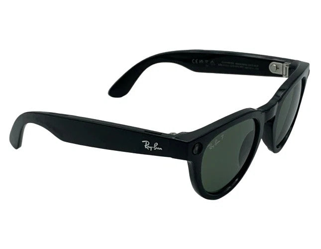 Ray-Ban Meta Headliner RW4009 Smart Glasses Shiny Black / Green New Open Box