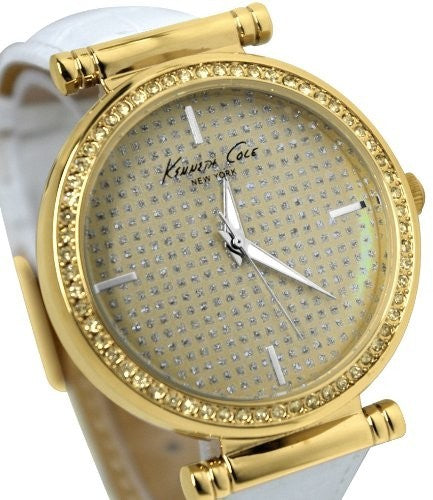 Kenneth Cole Analog Gold Dial Women's Watch KCW2006 New In Box