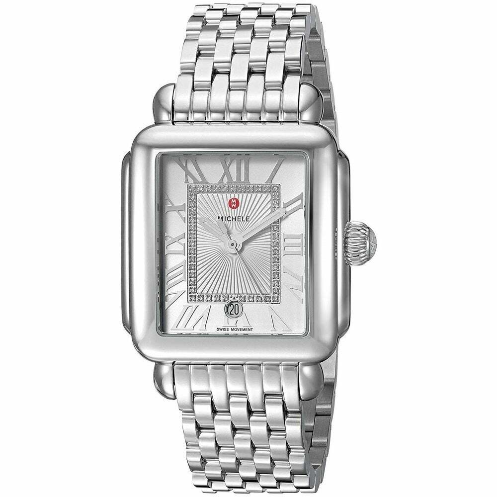 Michele Deco Madison Diamond Dial With Roman Numerals Lady's Watch MWW06T000141 - product image
