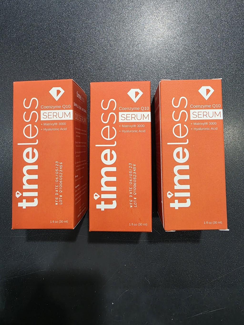 Timeless Skin Care Coenzyme Q10 Serum - Skin Care Serum for Smoothing Set of 3
