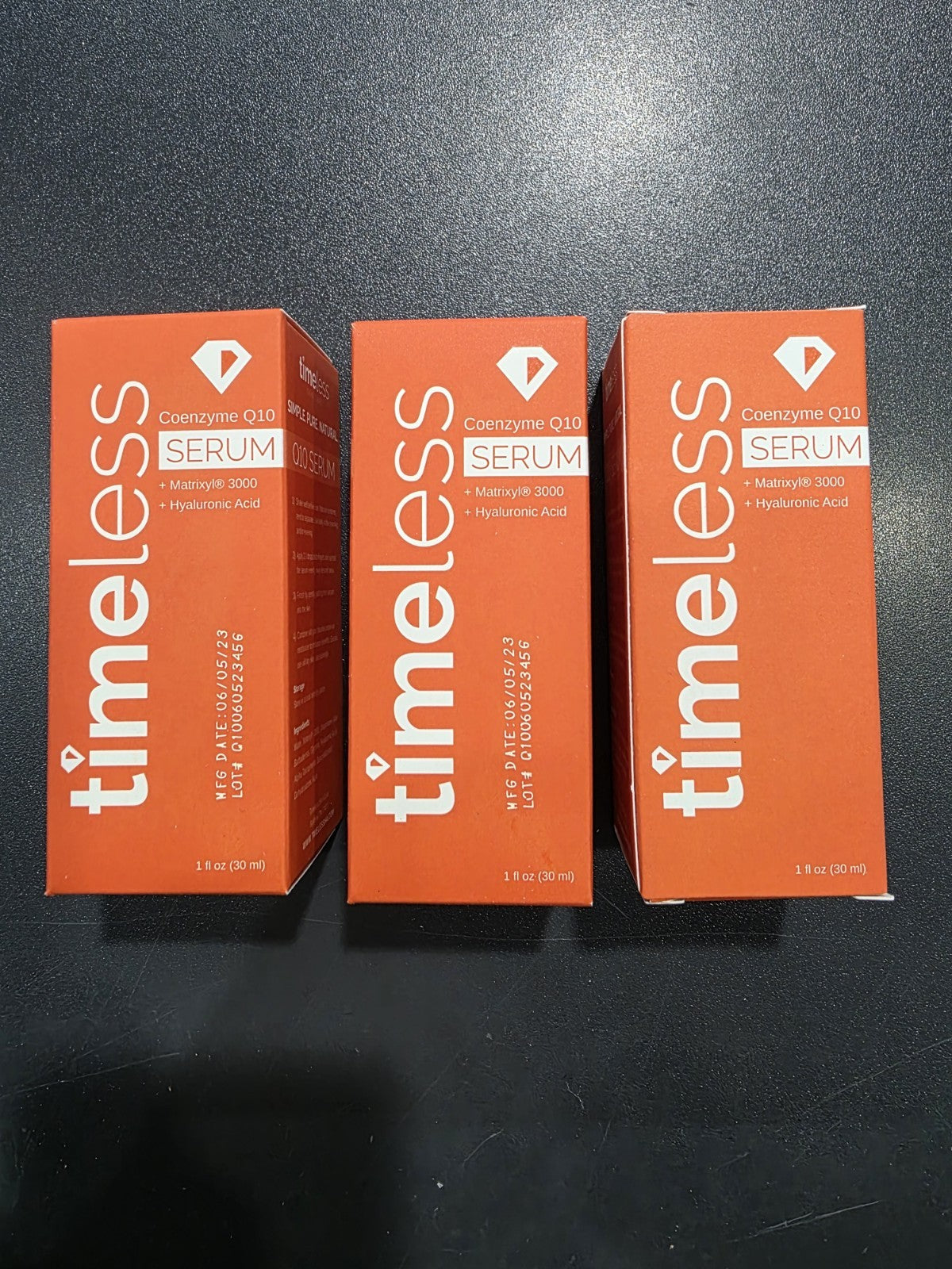 Timeless Skin Care Coenzyme Q10 Serum - Skin Care Serum for Smoothing Set of 3